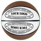Aangepaste bedrijfs Logo Stamp - Aangepast Basketbal (Voorkant)