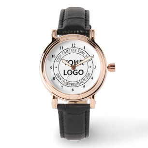 Aangepaste bedrijfs Logo Stamp Aangepast  Horloge
