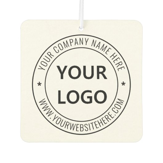 Aangepaste bedrijfs Logo Stamp - Aangepast Luchtverfrisser (Voorkant)