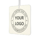 Aangepaste bedrijfs Logo Stamp - Aangepast Luchtverfrisser (Links)