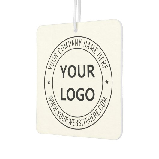 Aangepaste bedrijfs Logo Stamp - Aangepast Luchtverfrisser (Links)