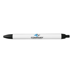 Aangepaste bedrijfs promotie materiaal zwarte inkt pen