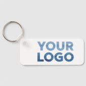 Aangepaste bedrijfsbrede Logo Sleutelhanger (Achterkant)