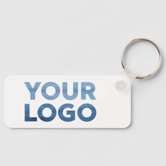 Aangepaste bedrijfsbrede Logo Sleutelhanger (Voorkant)