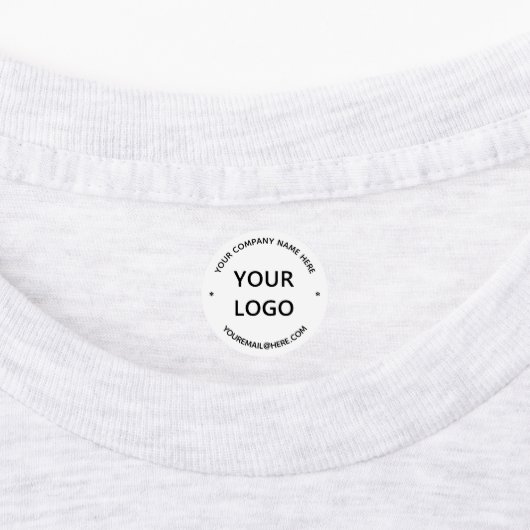 Aangepaste bedrijfslabels en tekst uw bedrijfslabe labels (Aangebracht)