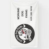 aangepaste bedrijfslogo monogram banner (Verticaal)