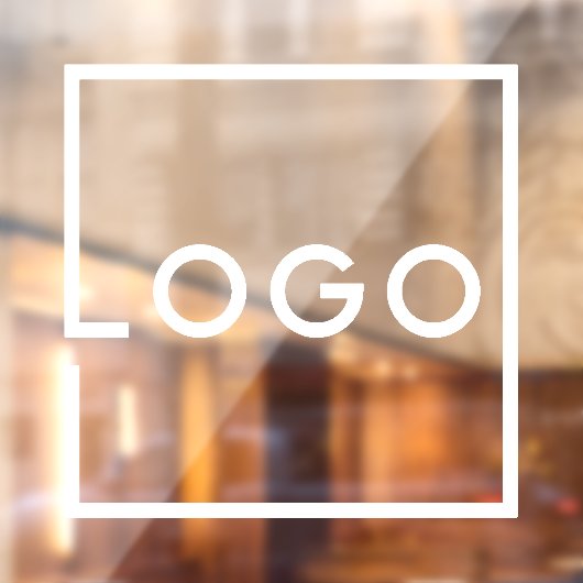 Aangepaste bedrijfslogo-vensterfolie raamsticker (Vel 2)