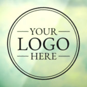 Aangepaste bedrijfslogo-vensterfolie raamsticker (Vel 3)