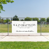 Aangepaste bedrijfsnaam Banner (Insitu)