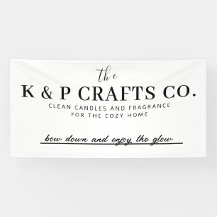 Aangepaste bedrijfsnaam Banner