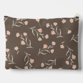 Aangepaste bedrijfsnaam Classy floral pink Cocoa b Etui (Achterkant)