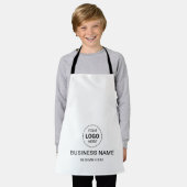 Aangepaste bedrijfsnaam en Logo-Schort Schort (Gedragen)