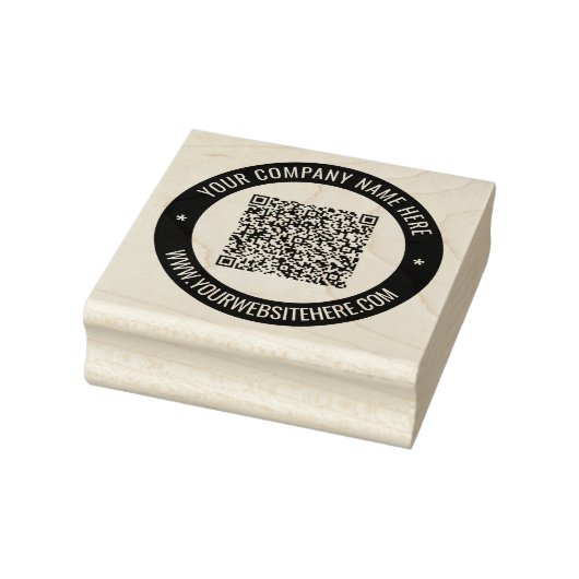 Aangepaste Bedrijfsnaam Info Kleur Ronde Rubber St Rubberstempel (Stempel)