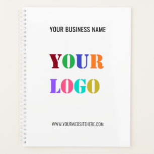 Aangepaste bedrijfsplanner voor Logo en tekst Planner