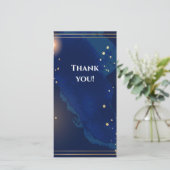 Aangepaste bedrijfthank-you kaart – voeg uw logo t (Staand voorkant)