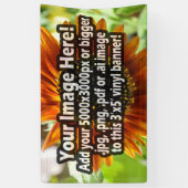 Aangepaste bedrukte Vinyl Banner Full-Colour Print (Verticaal)