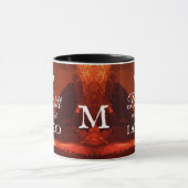 AANGEPASTE BEELDSCHERM EN Christelijk Monogram BEK Mok (Midden)