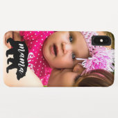 Aangepaste Beer moeder en kind foto Case-Mate iPhone Case (Achterkant (horizontaal))