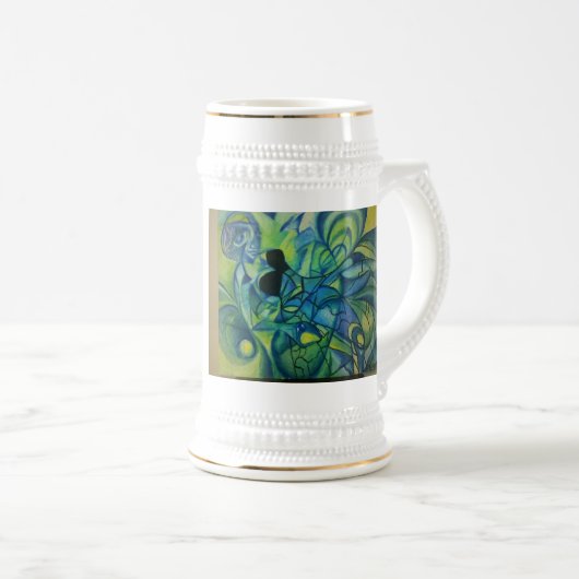 Aangepaste Beer Stein 18oz-mok Bierpul (Voorkant rechts)