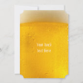 Aangepaste BEER-uitnodigingen Kaart (Achterkant)