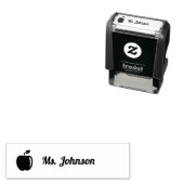 Aangepaste benaming leraar  zelfinktende stempel (In situ)