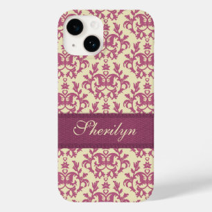 Aangepaste benaming voor dradenroze pink Case-Mate iPhone 14 hoesje