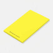 Aangepaste Bericht Fel Helder Geel Post-it® Notes (Schuin)