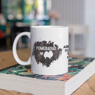 Aangepaste Bericht Pommerse Hond Vader Koffiemok