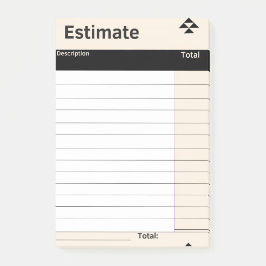 Aangepaste berichtgeving schatten post-it® notes (Voorkant)