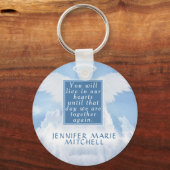 Aangepaste berichtherdenking bij het liefhebben va sleutelhanger (Voorkant)