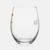 Aangepaste beroepsethandelaar bij waardetoevoeging wijnglas zonder voet (Rechts)