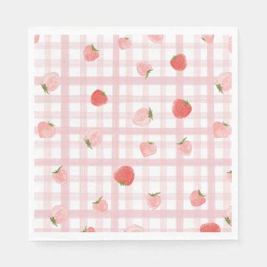 Aangepaste Berry Party servetten (Voorkant)