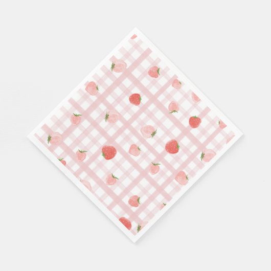 Aangepaste Berry Party servetten (Hoek)