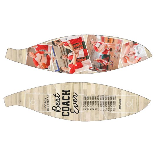 Aangepaste Beste coach ooit foto Keepomwille Basketbal (Panelen)