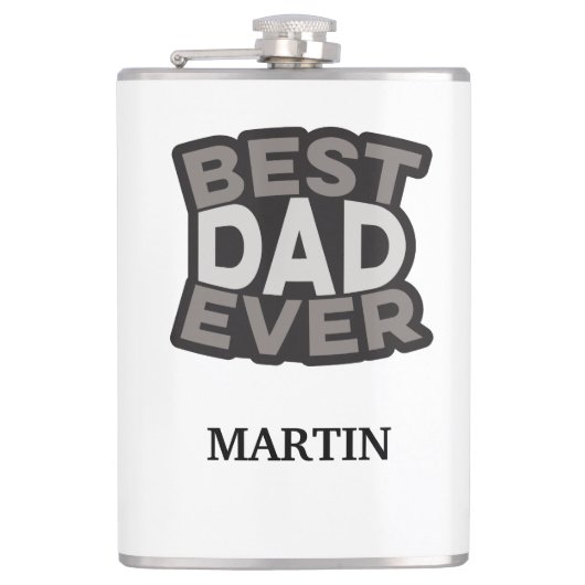 AANGEPASTE BESTE DAD OOIT HEUPFLES (Voorkant)
