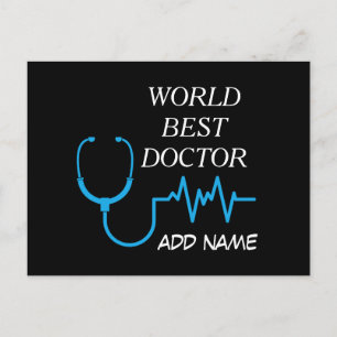 Aangepaste Beste Dokter Ooit Afstudeer Waardering Briefkaart