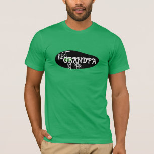 Aangepaste Beste GrandPa door par T-shirt, Golfer  T-shirt