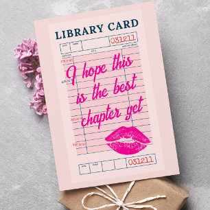 Aangepaste beste hoofdstuk nog Schattigee Bookish  Feestdagenkaart