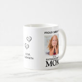 Aangepaste beste mam ooit foto koffiemok (Voorkant rechts)