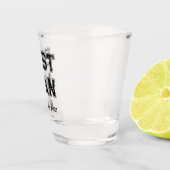 Aangepaste beste man Aangepaste naam Bachelor Part Shot Glas (Rechts)