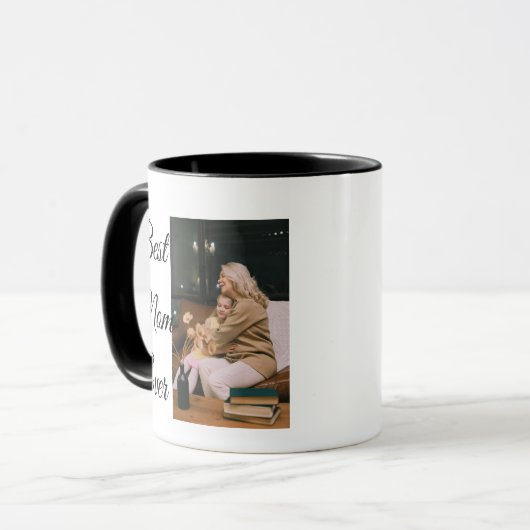 Aangepaste beste moeder ooit Mok - Gepersonaliseer (Voorkant links)