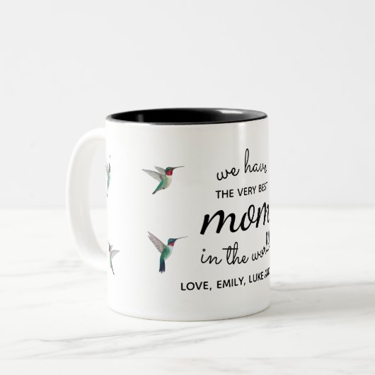 Aangepaste beste Mok voor mama (Voorkant links)