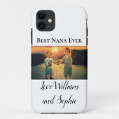 Aangepaste beste Nana-ooit foto Case-Mate iPhone Case (Achterkant)
