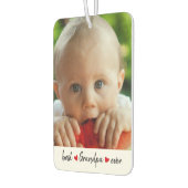 Aangepaste beste opa ooit 2 foto luchtverfrisser (Links)