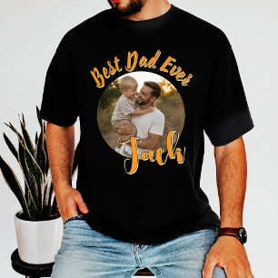 Aangepaste 'Beste Papa Ooit' Foto, Vaderdag T-shirt