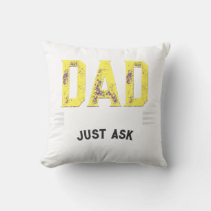 Aangepaste Beste Papa Vader Ooit Gewoon Vragen Gra Kussen