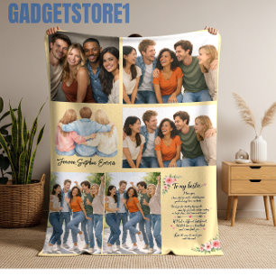 Aangepaste Beste Vriend(in) – Perfecte Vriendschap Fleece Deken
