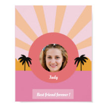 aangepaste beste vriend voor altijd foto van moder