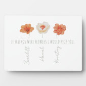 Aangepaste Beste VriendenPlaque Fotoplaat (voorkant)