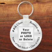 Aangepaste bestelde Logo klasse reunion Sleutelhan Sleutelhanger (Voorkant)
